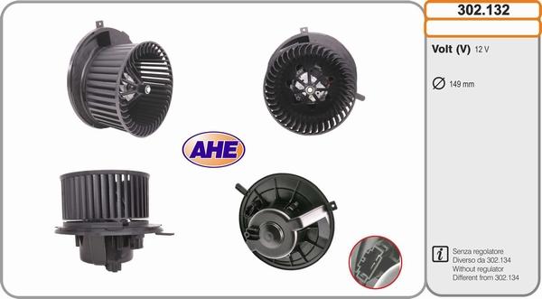 AHE 302.132 - Ventilatore abitacolo autozon.pro