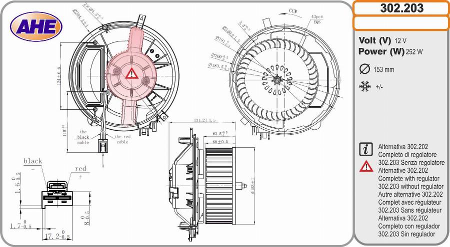 AHE 302.203 - Ventilatore abitacolo autozon.pro