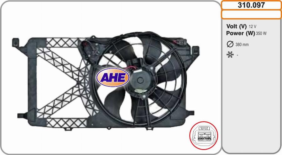 AHE 310.097 - Ventola, Raffreddamento motore autozon.pro