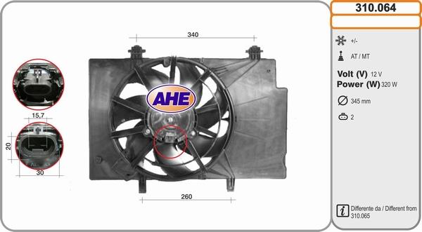 AHE 310.064 - Ventola, Raffreddamento motore autozon.pro