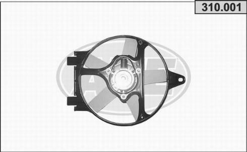 AHE 310.001 - Ventola, Raffreddamento motore autozon.pro