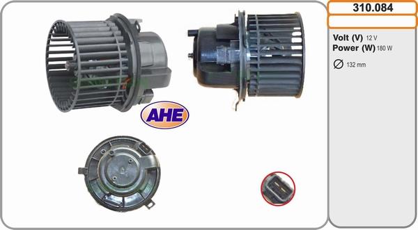 AHE 310.084 - Ventilatore abitacolo autozon.pro