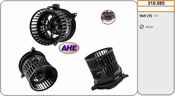 AHE 310.085 - Ventilatore abitacolo autozon.pro