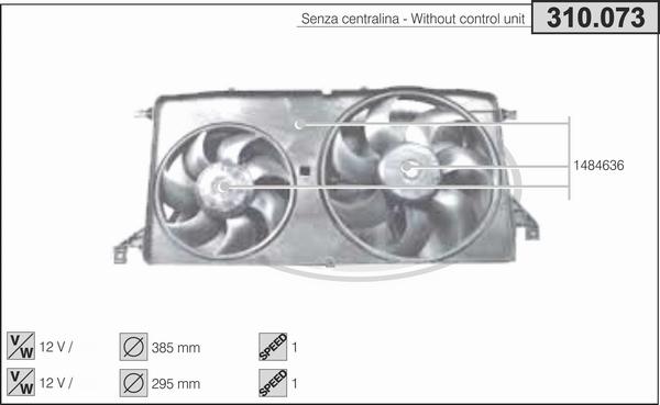 AHE 310.073 - Ventola, Raffreddamento motore autozon.pro