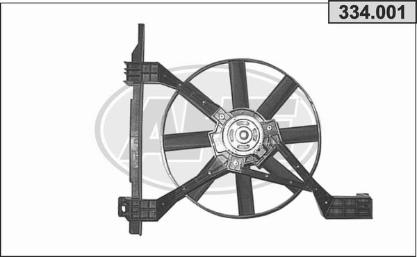 AHE 334.001 - Ventola, Raffreddamento motore autozon.pro