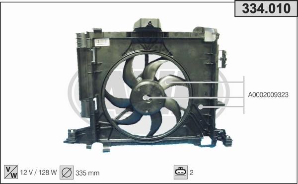 AHE 334.010 - Ventola, Raffreddamento motore autozon.pro