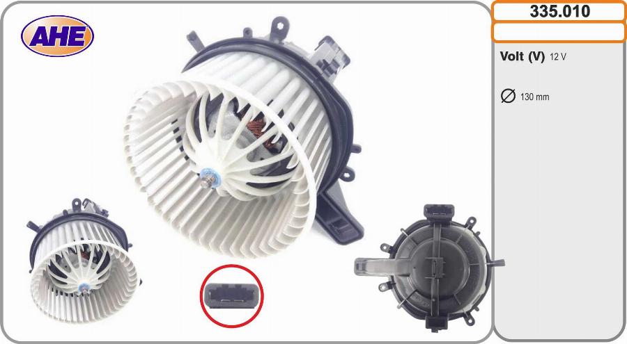 AHE 335.010 - Ventilatore abitacolo autozon.pro