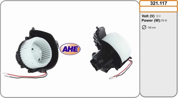 AHE 321.117 - Ventilatore abitacolo autozon.pro