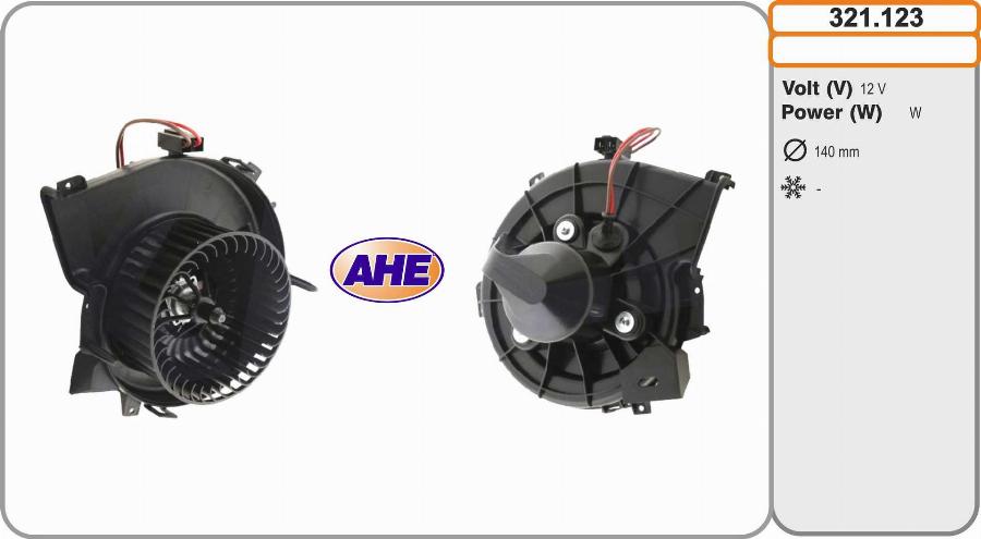 AHE 321.123 - Ventilatore abitacolo autozon.pro