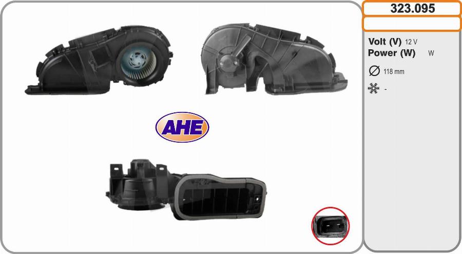 AHE 323.095 - Ventilatore abitacolo autozon.pro