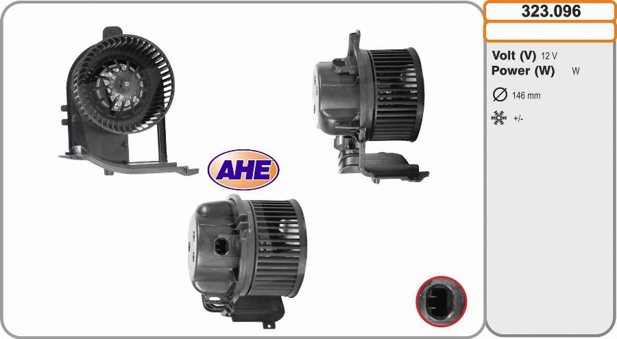 AHE 323.096 - Ventilatore abitacolo autozon.pro