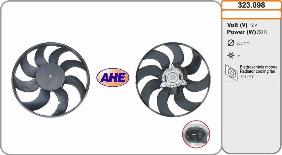 AHE 323.098 - Ventilatore abitacolo autozon.pro