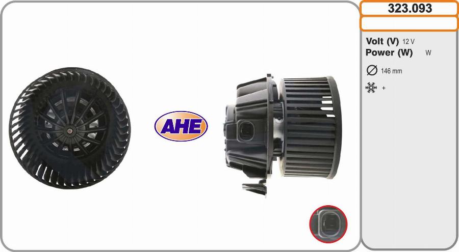 AHE 323.093 - Ventilatore abitacolo autozon.pro