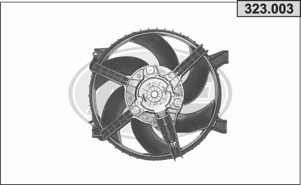 AHE 323.003 - Ventola, Raffreddamento motore autozon.pro