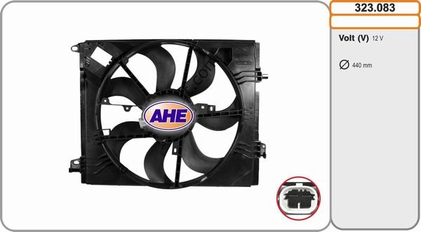 AHE 323.083 - Ventola, Raffreddamento motore autozon.pro