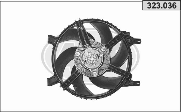 AHE 323.036 - Ventola, Raffreddamento motore autozon.pro