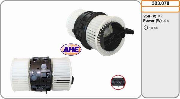 AHE 323.078 - Ventilatore abitacolo autozon.pro