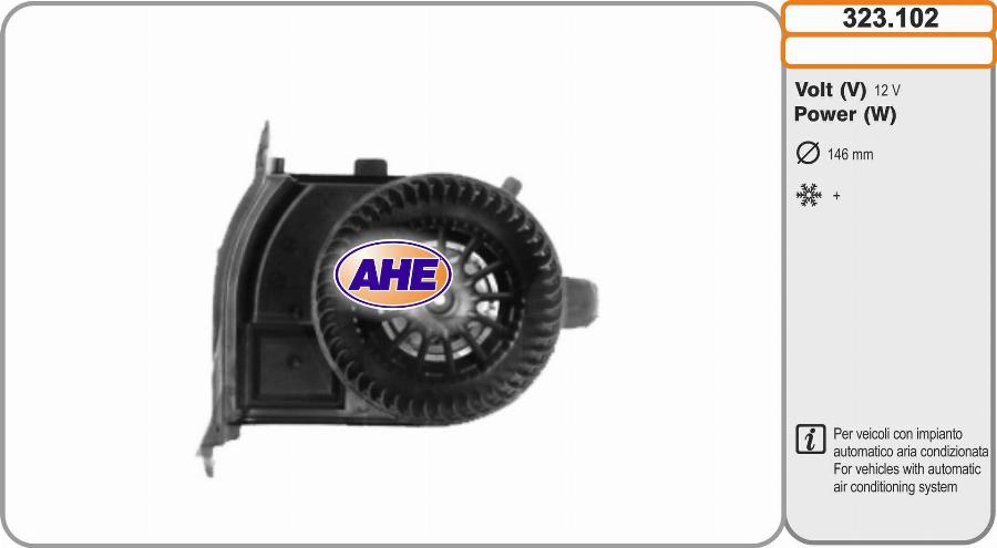 AHE 323.102 - Ventilatore abitacolo autozon.pro