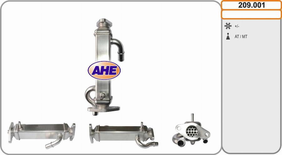 AHE 209.001 - Radiatore, Ricircolo gas scarico autozon.pro