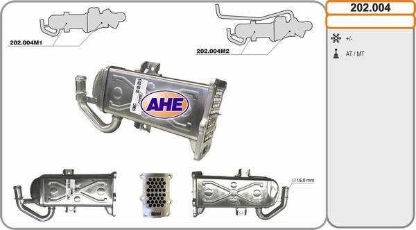 AHE 202.004 - Radiatore, Ricircolo gas scarico autozon.pro