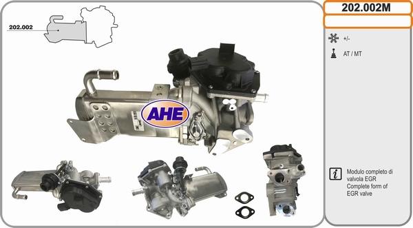 AHE 202.002M - Radiatore, Ricircolo gas scarico autozon.pro