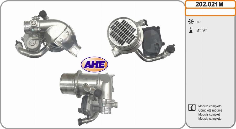 AHE 202.021M - Radiatore, Ricircolo gas scarico autozon.pro