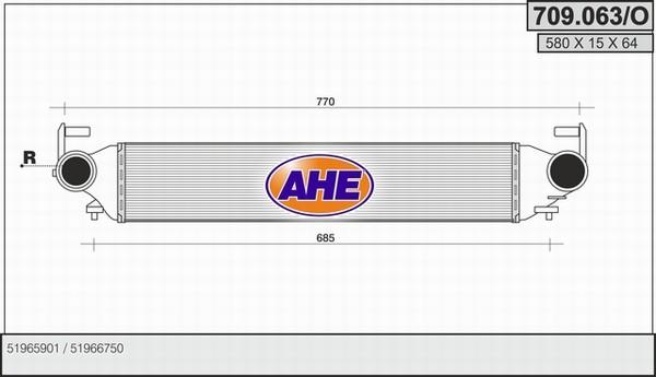 AHE 709.063/O - Intercooler autozon.pro