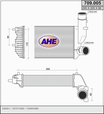 AHE 709.005 - Intercooler autozon.pro