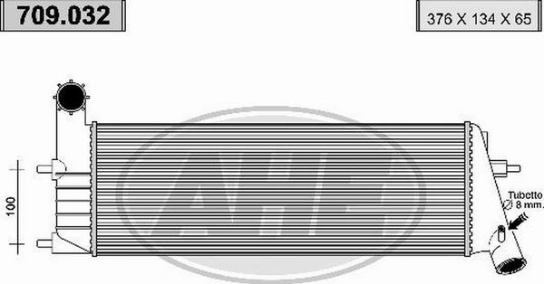 AHE 709.032 - Intercooler autozon.pro