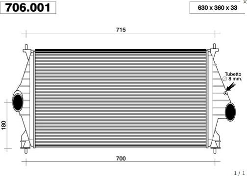 AHE 706001 - Intercooler autozon.pro