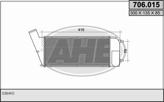 AHE 706.015 - Intercooler autozon.pro