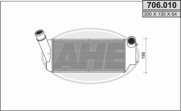 AHE 706.010 - Intercooler autozon.pro