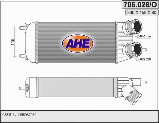 AHE 706.028/O - Intercooler autozon.pro