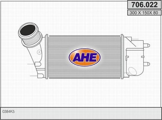 AHE 706.022 - Intercooler autozon.pro