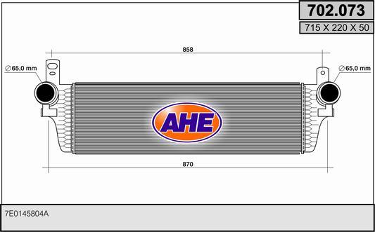 AHE 702.073 - Intercooler autozon.pro