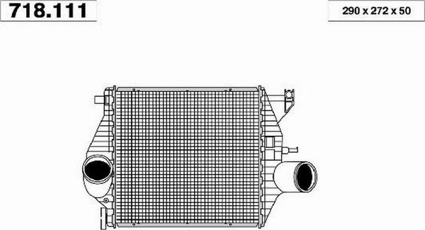 AHE 718.111 - Intercooler autozon.pro