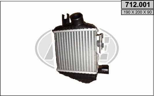 AHE 712.001 - Intercooler autozon.pro