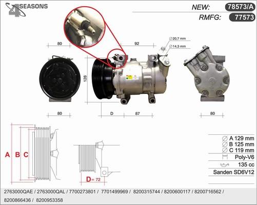 AHE 78573/A - Compressore, Climatizzatore autozon.pro