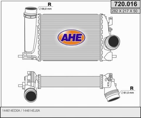 AHE 720.016 - Intercooler autozon.pro