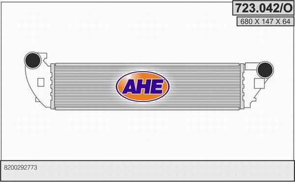 AHE 723.042/O - Intercooler autozon.pro