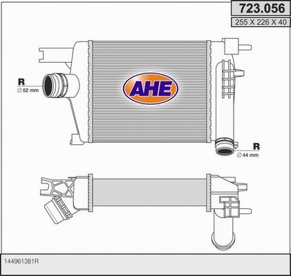 AHE 723.056 - Intercooler autozon.pro