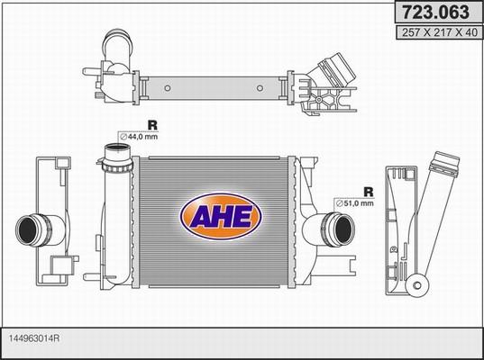 AHE 723.063 - Intercooler autozon.pro