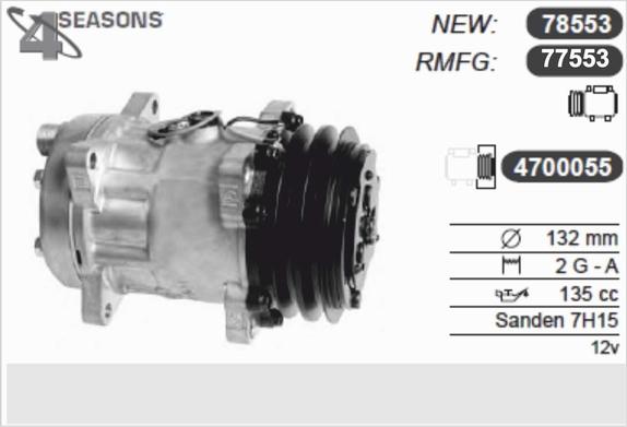 AHE 77553 - Compressore, Climatizzatore autozon.pro