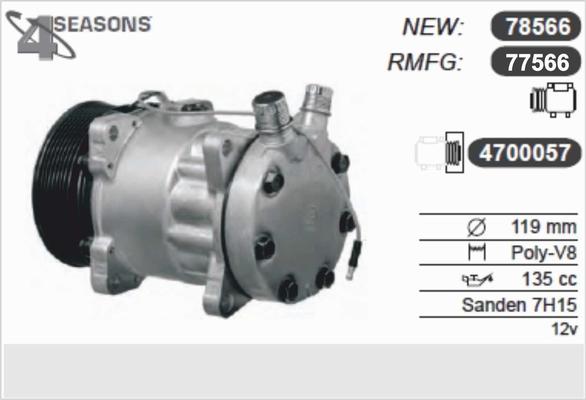 AHE 77566 - Compressore, Climatizzatore autozon.pro