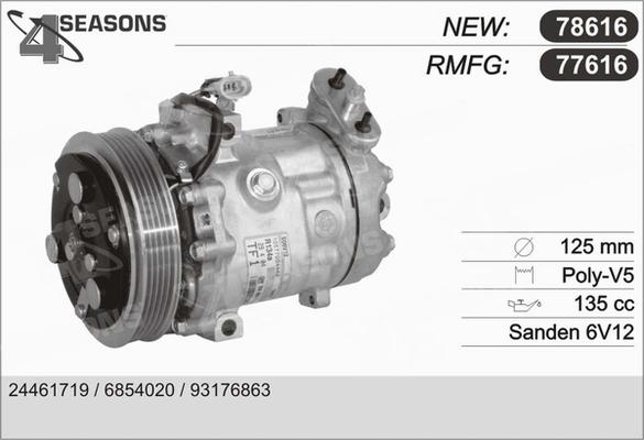 AHE 77616 - Compressore, Climatizzatore autozon.pro