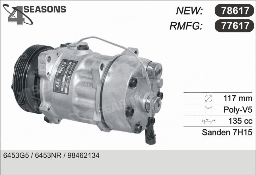 AHE 77617 - Compressore, Climatizzatore autozon.pro