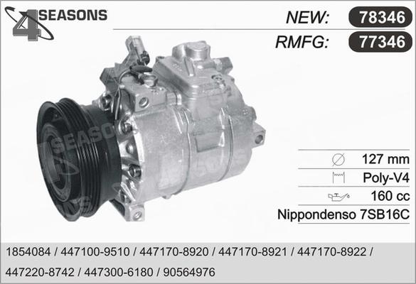 AHE 77346 - Compressore, Climatizzatore autozon.pro