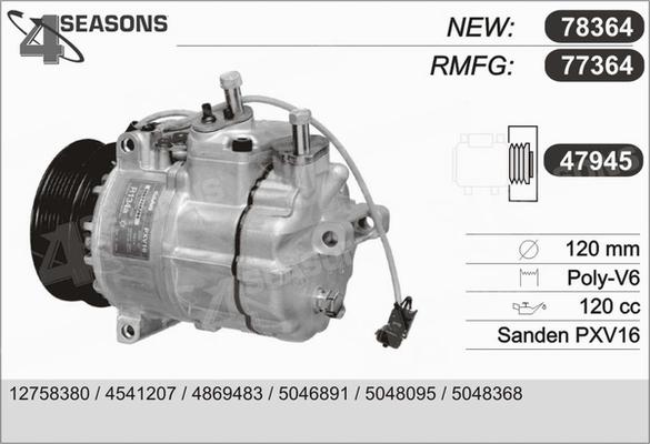 AHE 77364 - Compressore, Climatizzatore autozon.pro