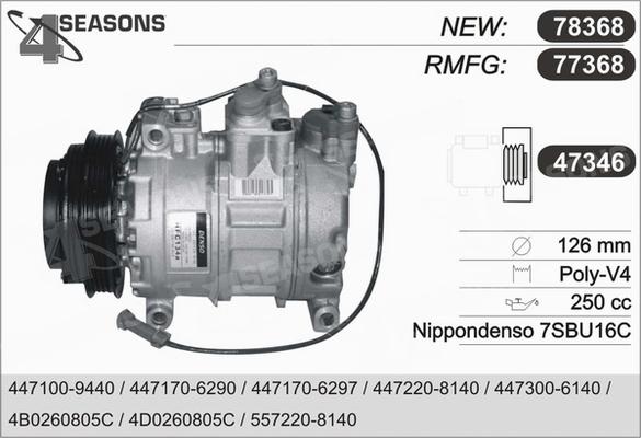 AHE 77368 - Compressore, Climatizzatore autozon.pro