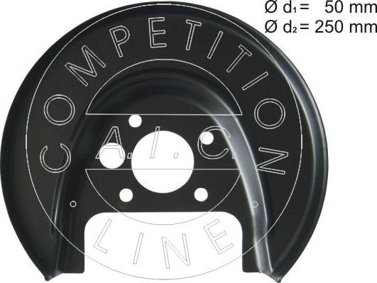 AIC 54704 - Lamiera paraspruzzi, Disco freno autozon.pro